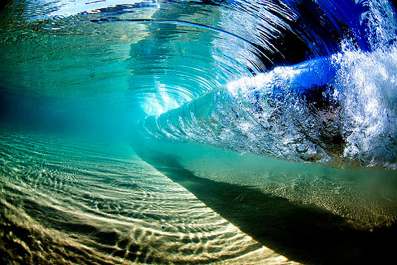 Sean Scott Blue Swirls at Kirra