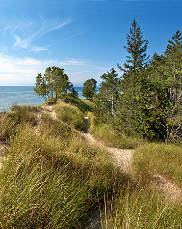 LAKE MICHIGAN AT SAUGATUCK DUNES