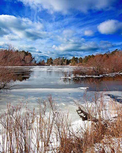 UNNAMED POND IN WINTER